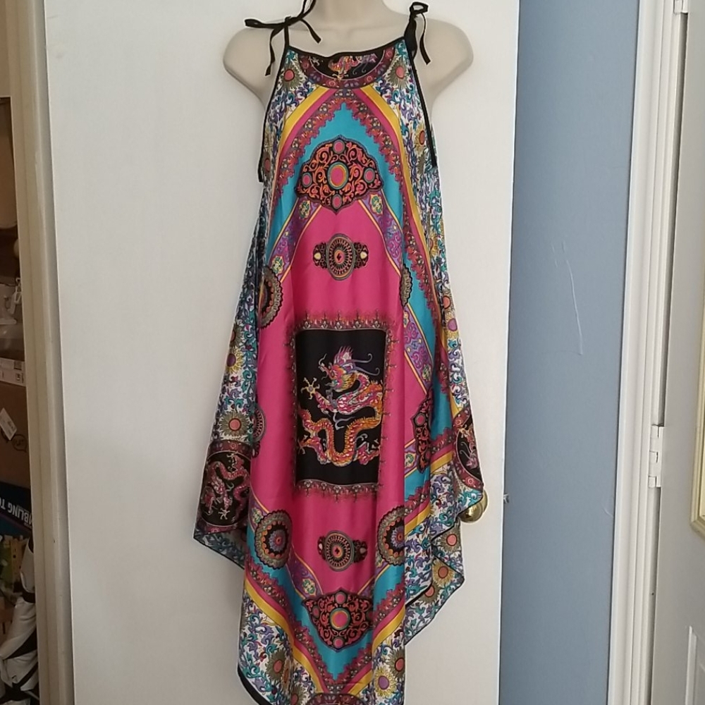Silk Scarf dress Tian Bao Gong